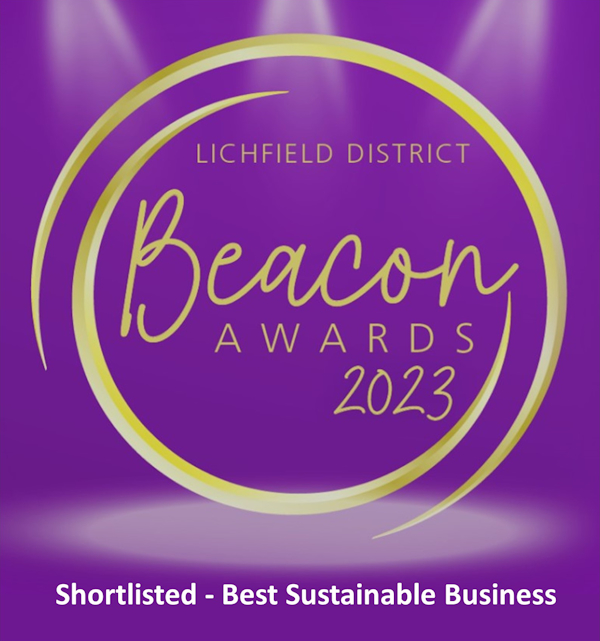 Lichfield District Beacon Awards 2023 Shortlisted Best Sustainable Business